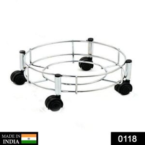 0118 Stainless Steel Gas Cylinder Trolley