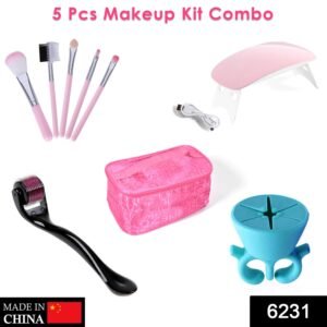 6231 5pc Makeup tools kit for girls and women