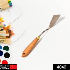 4042 Stainless Steel Artists Palette Knife, Spatula Palette Knife Paint Mixing Scraper, Thin and Flexible Art Tools for Oil Painting, Acrylic Mixing, Etc