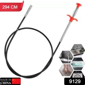 9129 Metal Wire Brush Hand Kitchen Sink Cleaning Hook Sewer Dredging Device (294 cm)
