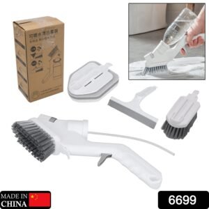 6699 Spray Cleaning Brush, Multifunction Non-Slip Cleaning Brush, Comfortable Handle Durable for Sinks, Gas Stove Clean Tiles Crevices, Window Household Cleaning