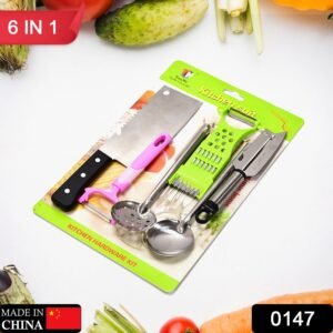 0147 6pc Kitchen knife set