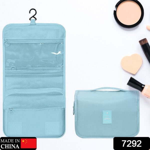 7292 Men's and Women's Waterproof Foldable Multifunction Portable Travel Toiletry Kit Cosmetic Makeup Pouch Organizer Bag