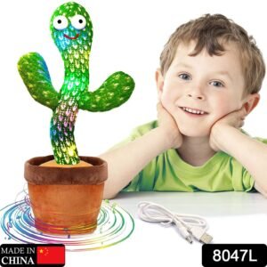 8047L  Dancing Cactus Talking Toy, Chargeable Toy (loose)