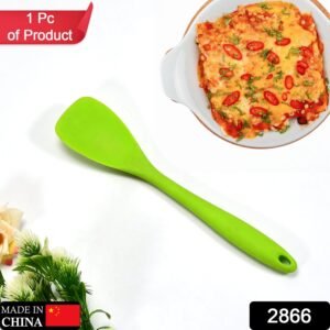 2866 Silicone Spoonula, Spatula Spoon, High Heat Resistant, Non Stick Rubber Utensil