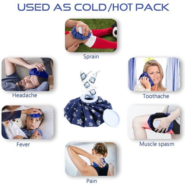 6165 9Inch Pain Reliever Ice Bag Used To Overcome Joints Pain In Body.