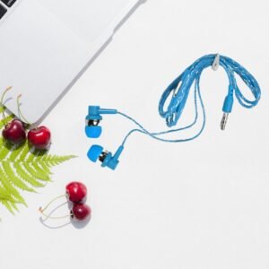 6393 Wired Earphone with Mic Fashion, Headphone Compatible for All Mobile Phones Tablets Laptops Computers