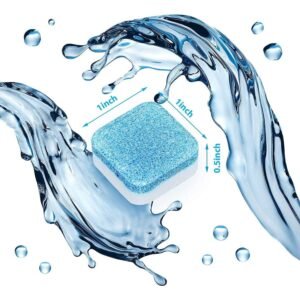 6245 Washing Machine Effervescent Tablet for all Company’s Front and Top Load Machine Tablet for Perfectly Cleaning of Tub & Drum Stain Remover Washer Cleaner