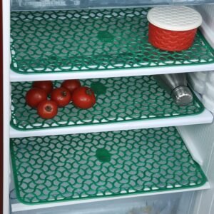 5237 Waterproof PVC Refrigerator Drawer Mats/ Multipurpose Mats/Fridge Mats Set of 6 Pcs