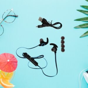 6394 Wireless Bluetooth in-Ear Headphones with Mic, Wireless Stereo Sports Headset with Dynamic bass