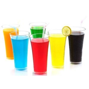 5110 Drinking Glasses for Water Juice for Dining Table Home Kitchen Party Restaurant 200 ml