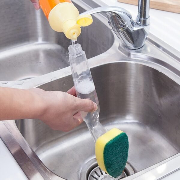 7200 Liquid dispensing Scrub widely used for washing and cleaning utensils and all kitchen stuff to make them again clean and shiny.