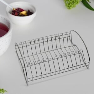 5159 Stainless Steel Thali Stand / Plate Stand For Kitchen Use ( 1pc )