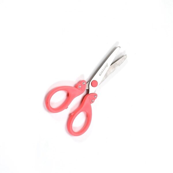 9122 MULTIPURPOSE FANCY SCISSOR | COMFORT GRIP HANDLE AND STAINLESS STEEL BLADES | PAPER, PHOTOS, CRAFTS (1PC)