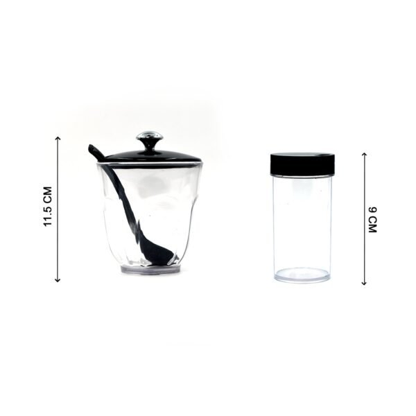 8122 Ganesh rendy Condiment set For Kitchen Transparent jar For Easy To Access Spice 1 Piece Spice Set  (Plastic)