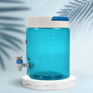 5348  DIAMOND CUT DESIGN PLASTIC WATER JUG TO CARRYING WATER AND OTHER BEVERAGES WATER COOLER / CAMPER / WATER JUG 6 LTR JUG ( MOQ :- 14 PC )
