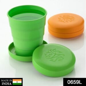 0659L Unbreakable Magic Cup/Folding/Pocket Glass for Travelling (Loose Pack)