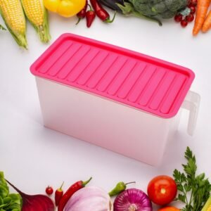 2519A SQUARE REFRIGERATOR ORGANIZER FRESH-KEEPING BOX FOR KITCHEN USE