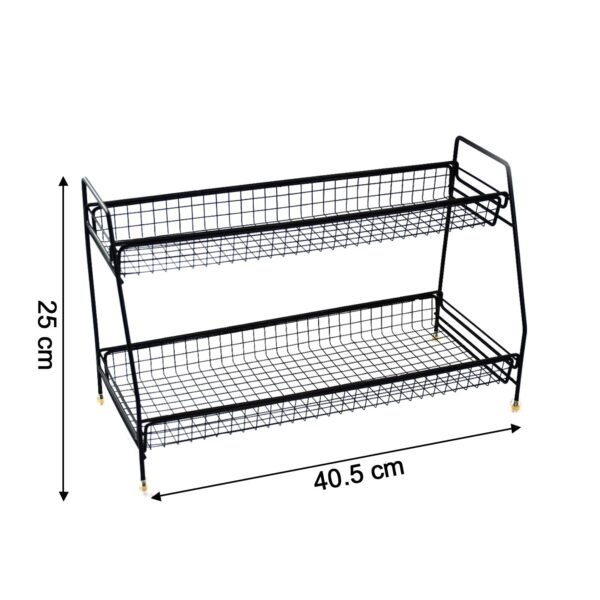 4927 Metal Space Saving Multi-Purpose Kitchen Spice Rack Storage Organizer Shelf Stand .