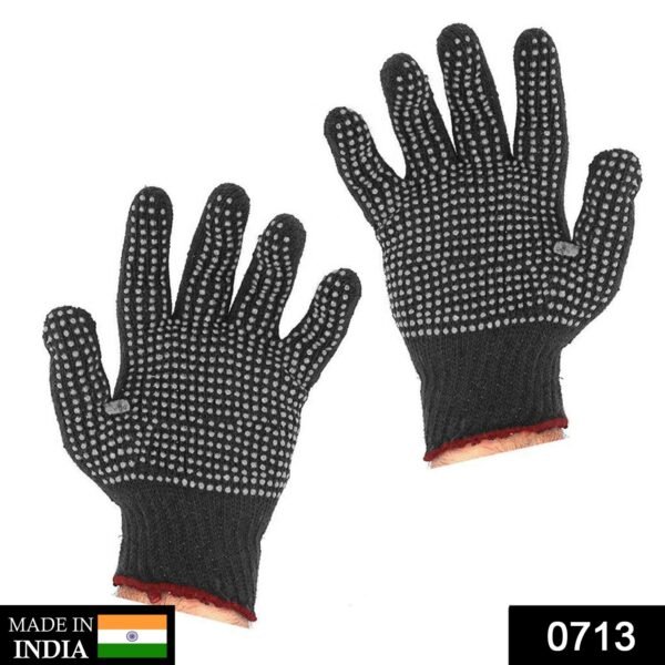 0713 Cotton Polyester Mens Work Gloves