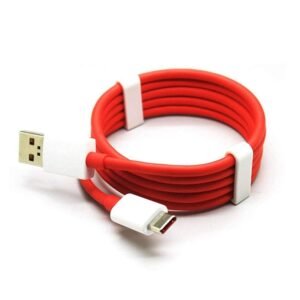 6036 Unique Type C Dash Charging USB Data Cable | Fast Charging Cable | Data Transfer Cable For All C Type Mobile Use 1 Meter ( RED )