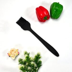 5411 SILICONE BASTING BRUSH HEAT RESISTANT LONG HANDLE PASTRY BRUSH FOR GRILLING, BAKING, BBQ AND COOKING.