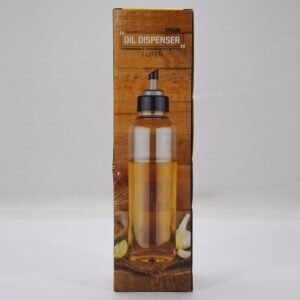 2346 Oil Dispenser Transparent Plastic Oil Bottle |  1 Liter