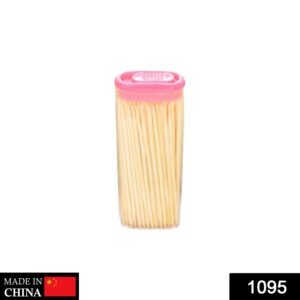 1095 Bamboo Toothpicks with Dispenser Box