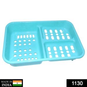 1130 3 in 1 Soap keeping Plastic Case for Bathroom use