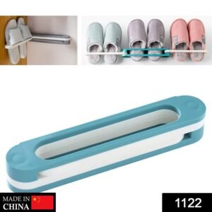 1122 Multifunction Folding Slippers/Shoes Hanger Organizer Rack , Chappal Stand
