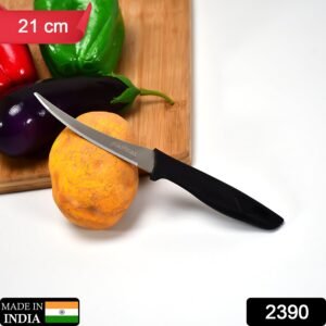 2390 Stainless Steel knife and Kitchen Knife with Black Grip Handle (21 Cm)