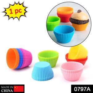 0797A Silicone cupcake Shaped Baking Mold Fondant Cake Tool Chocolate Candy Cookies Pastry Soap Moulds