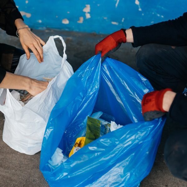 9235 1Roll Garbage Bags/Dustbin Bags/Trash Bags 45x50cm 30Pcs