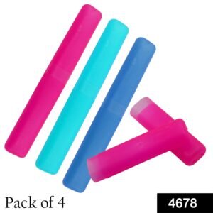 4678 Portable Dust-Proof Toothbrush Cases Toothbrushes Holder (Pack of 4)
