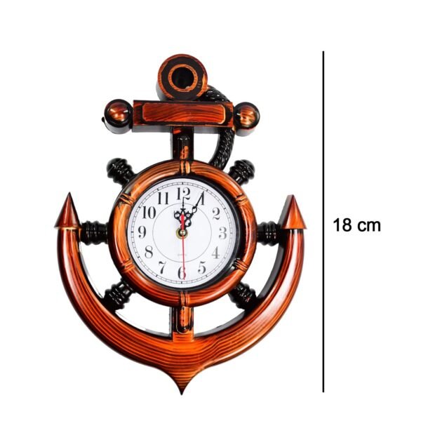 4931 Anchor Wall Clock for Home (Moq :- 24 Pcs)