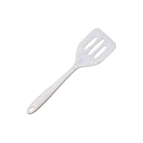 5422 Silicone Turner Spatula/Slotted Spatula High Heat Resistant to 480°F, Hygienic One Piece Design, Non Stick Kitchen Utensil for Fish, Eggs, Pancakes (21cm)
