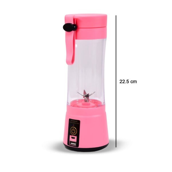 0121 Portable 6 Blade Juicer Cup USB Rechargeable Vegetables Fruit Juice Maker Juice Extractor Blender Mixer With Power Bank