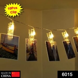 6015 Fairy Warm White Clip Lights for Photos ( 10Pc Clip )