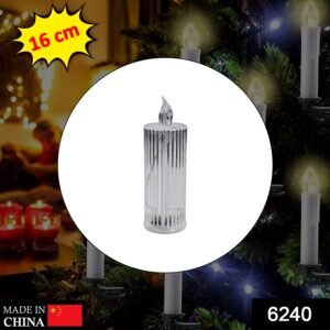 6240 Simple Candles for Home Decoration, Crystal Candle Lights