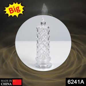 6241A Rose Candles for Home Decoration, Crystal Candle Lights