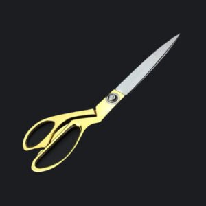 1546 Stainless Steel Tailoring Scissor Sharp Cloth Cutting for Professionals (8.5inch) (Golden)