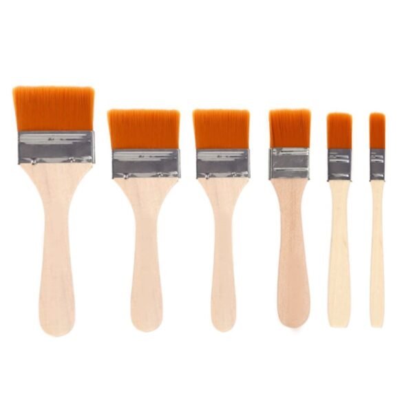 4675 Artistic Flat Painting Brush - Set of 6