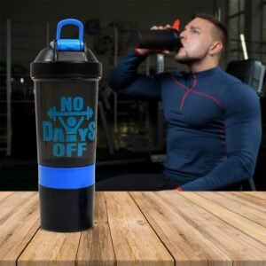 1774 Protein Shaker Bottle|Gym|Water Bottle with 2 Storage Compartment|BPA Free| 500ml