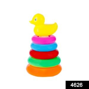 4626 Plastic Baby Kids Teddy Stacking Ring Jumbo Stack Up Educational Toy