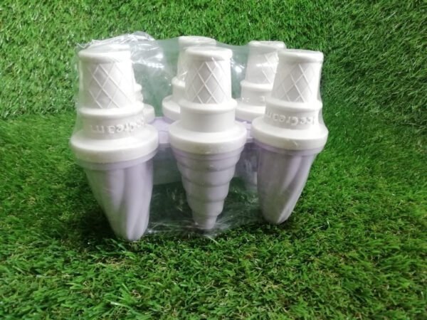 6304 6 Pc Ice Cream Mold used for making ice-creams in all kinds of places including restaurants and ice-cream parlours etc.