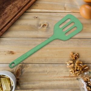 5401 Non-stick High Temperature Resistance Slotted Silicone Turners Cooking Spatula.