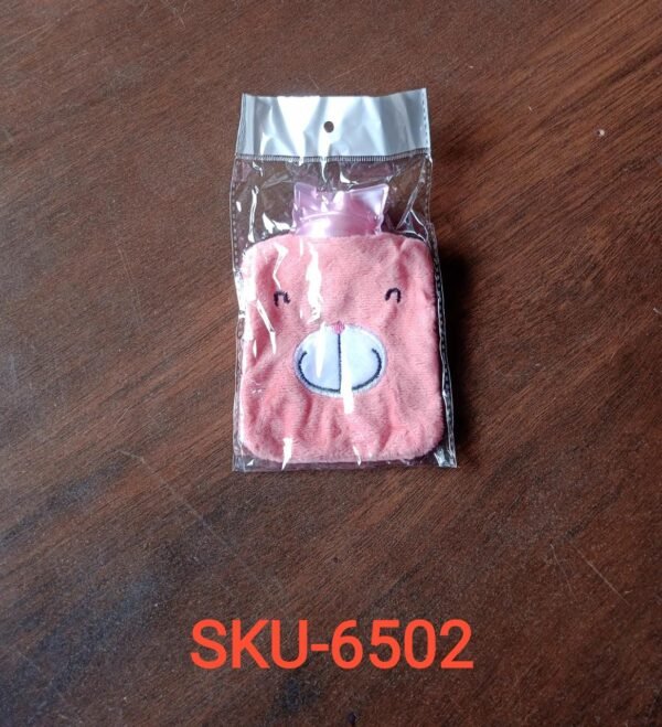 6502 Pink small Hot Water Bag with Cover for Pain Relief, Neck, Shoulder Pain and Hand, Feet Warmer, Menstrual Cramps.