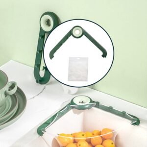 7686 Kitchen Sink Drain Filter Holder Triangle Foldable Sink Strainer Drainer For Kitchen Use (Bag not Included)